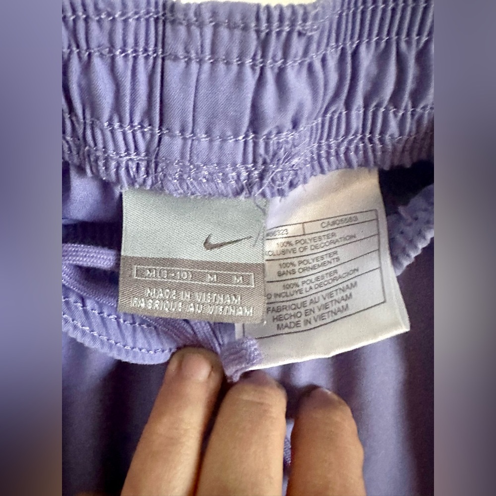 Nike Retro Unlined Athletic Shorts Purple Orange Size Medium - Picture 4 of 5